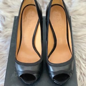 L.A.M.B. Peep Toe Pumps